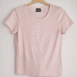 ✨Emporio Armani Light Pink Short Sleeve Tee✨